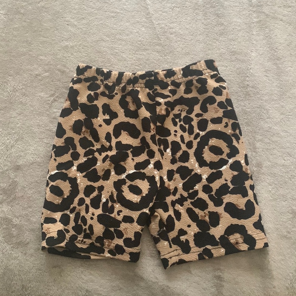 4T cheetah biker shorts